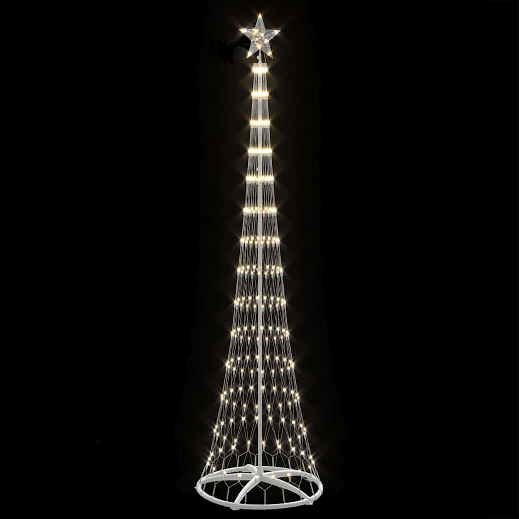 LED Karácsonyi Fenyő Meleg fehér 70 x 70 x 250 cm Fém