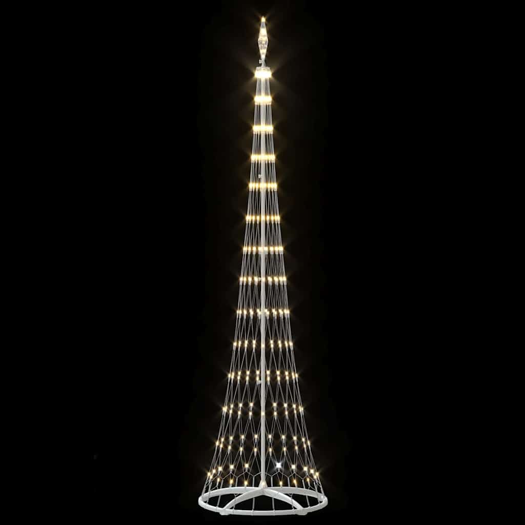 LED Karácsonyi Fenyő Meleg fehér 70 x 70 x 250 cm Fém