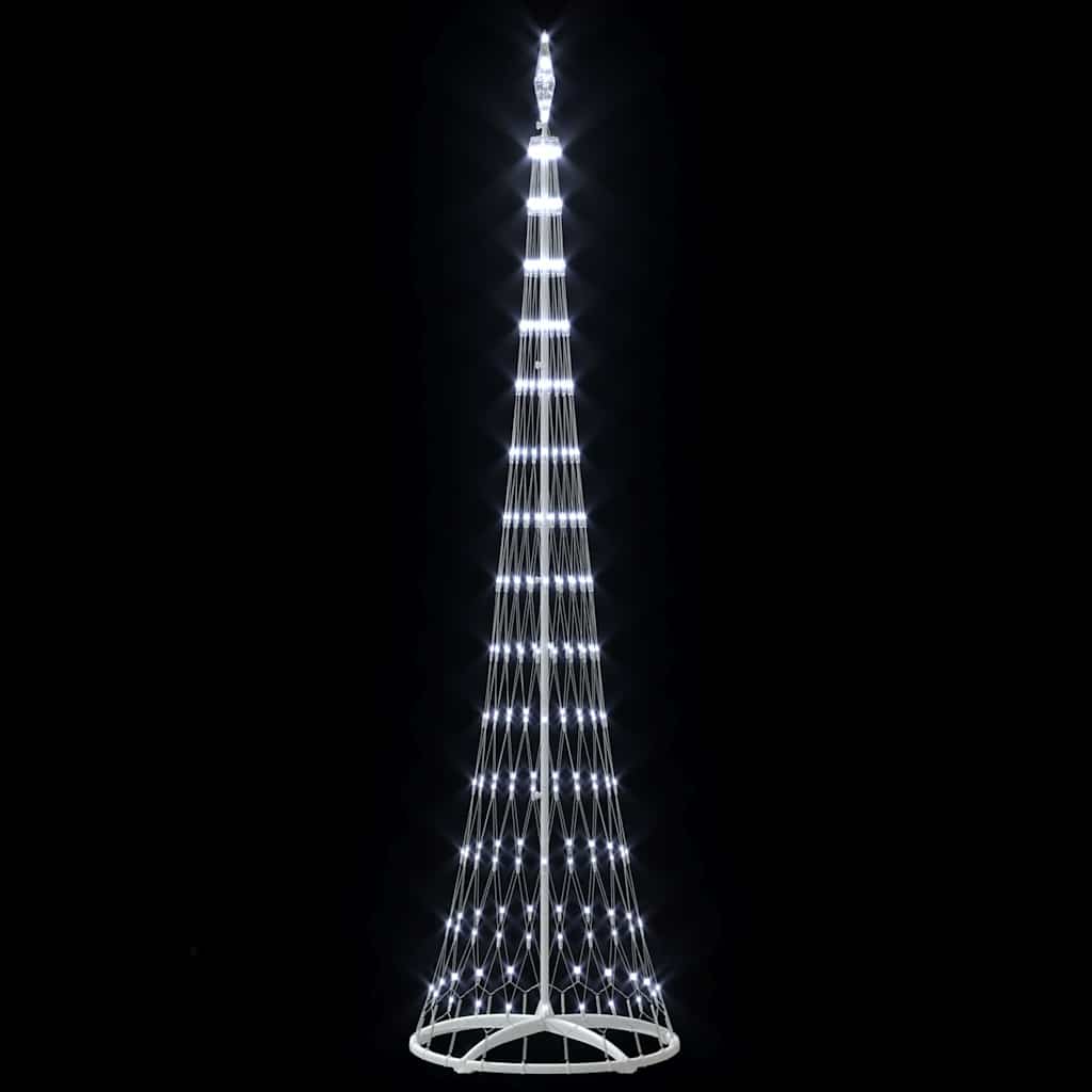 LED Karácsonyi Fenyő Hideg fehér 70 x 70 x 250 cm Fém