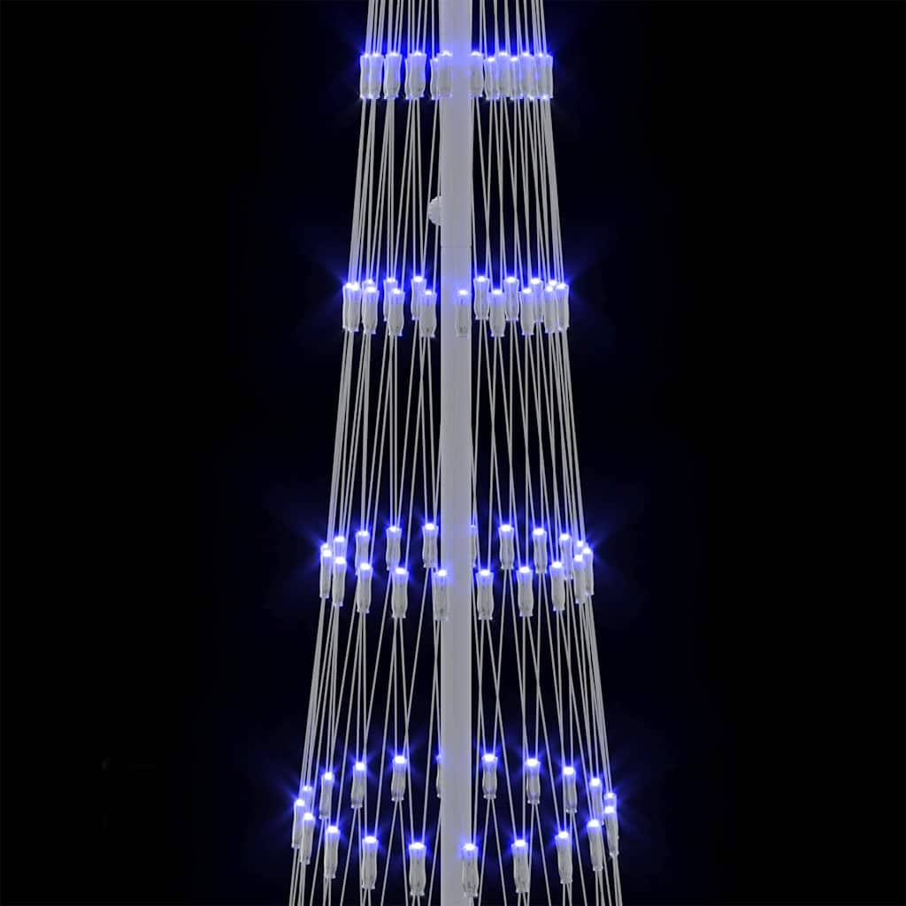 LED Karácsonyi Fenyő 290 LED-del Kék 70 x 70 x 250 cm Fém