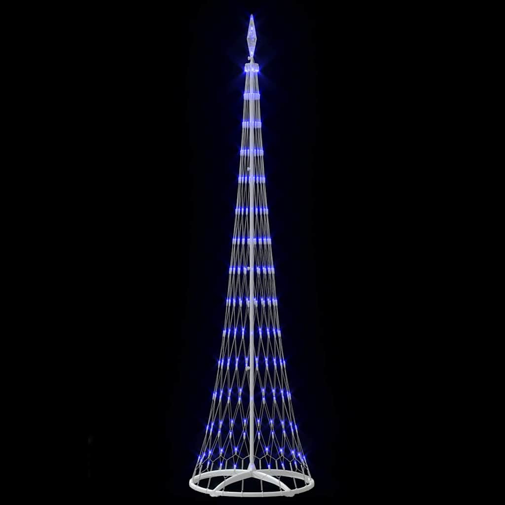 LED Karácsonyi Fenyő 290 LED-del Kék 70 x 70 x 250 cm Fém