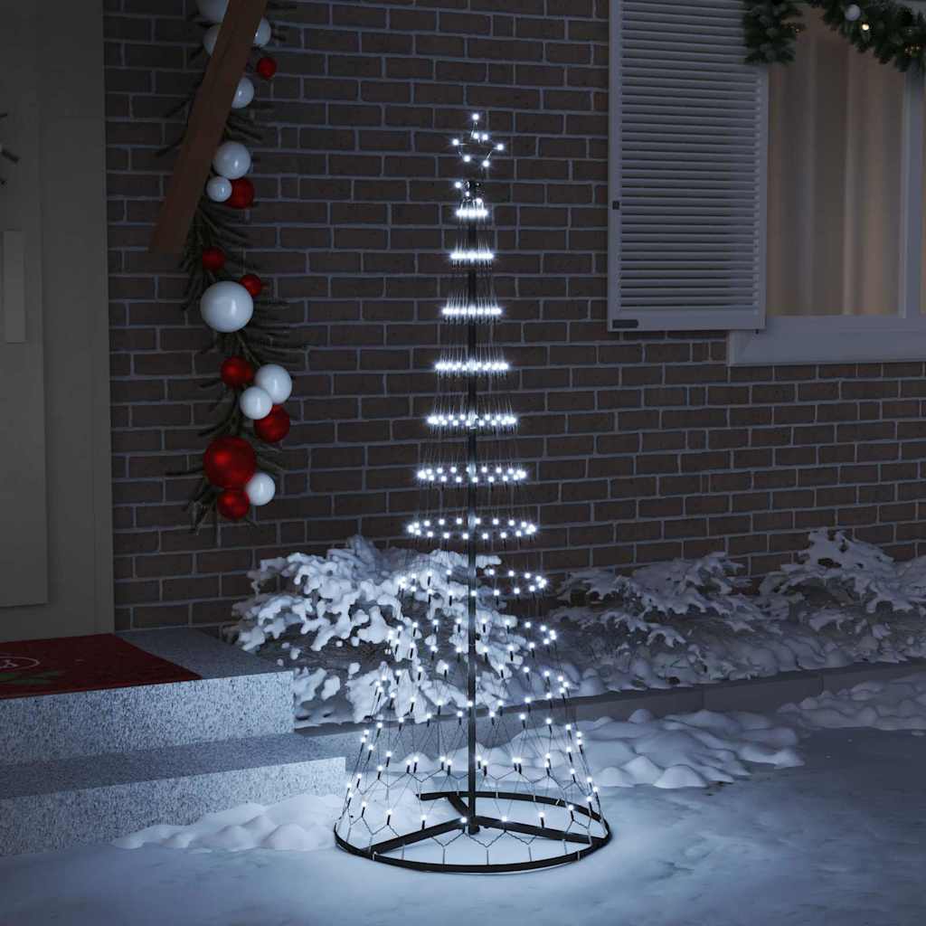 LED Karácsonyi Fenyő Hideg fehér 71 x 71 x 184.5 cm Fém