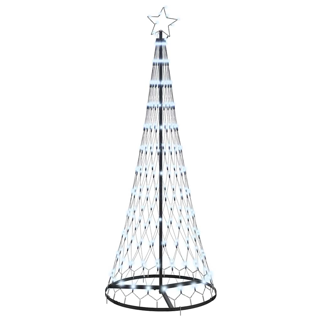 LED Karácsonyi Fenyő Hideg fehér 71 x 71 x 184.5 cm Fém