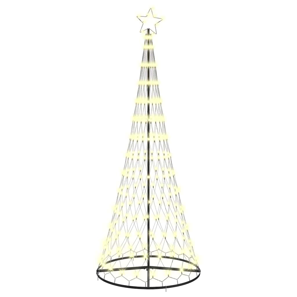 LED Karácsonyi Fenyő Meleg fehér 100 x 100 x 250 cm Fém
