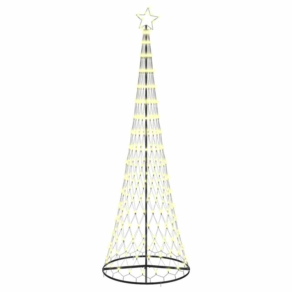 LED Karácsonyi Fenyő Meleg fehér 100.5 x 100.5 x 302.5 cm Fém