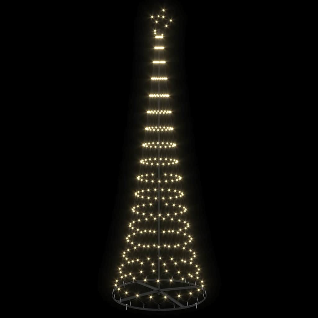 LED Karácsonyi Fenyő Meleg fehér 100.5 x 100.5 x 302.5 cm Fém