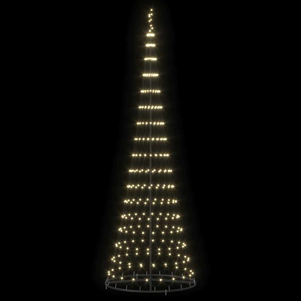 LED Karácsonyi Fenyő Meleg fehér 100.5 x 100.5 x 302.5 cm Fém