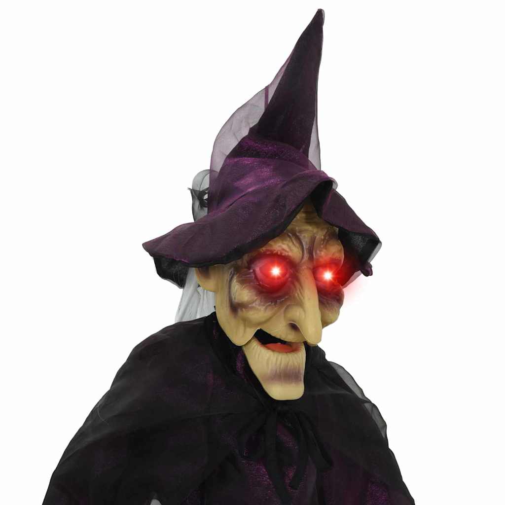 Halloween Beszélő Boszorka Lila 216 x 125 cm Poliészter