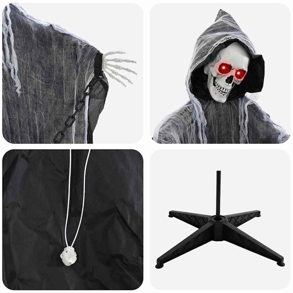Halloween Grim Reaper Fekete 60 x 60 x 155 cm Poliészter