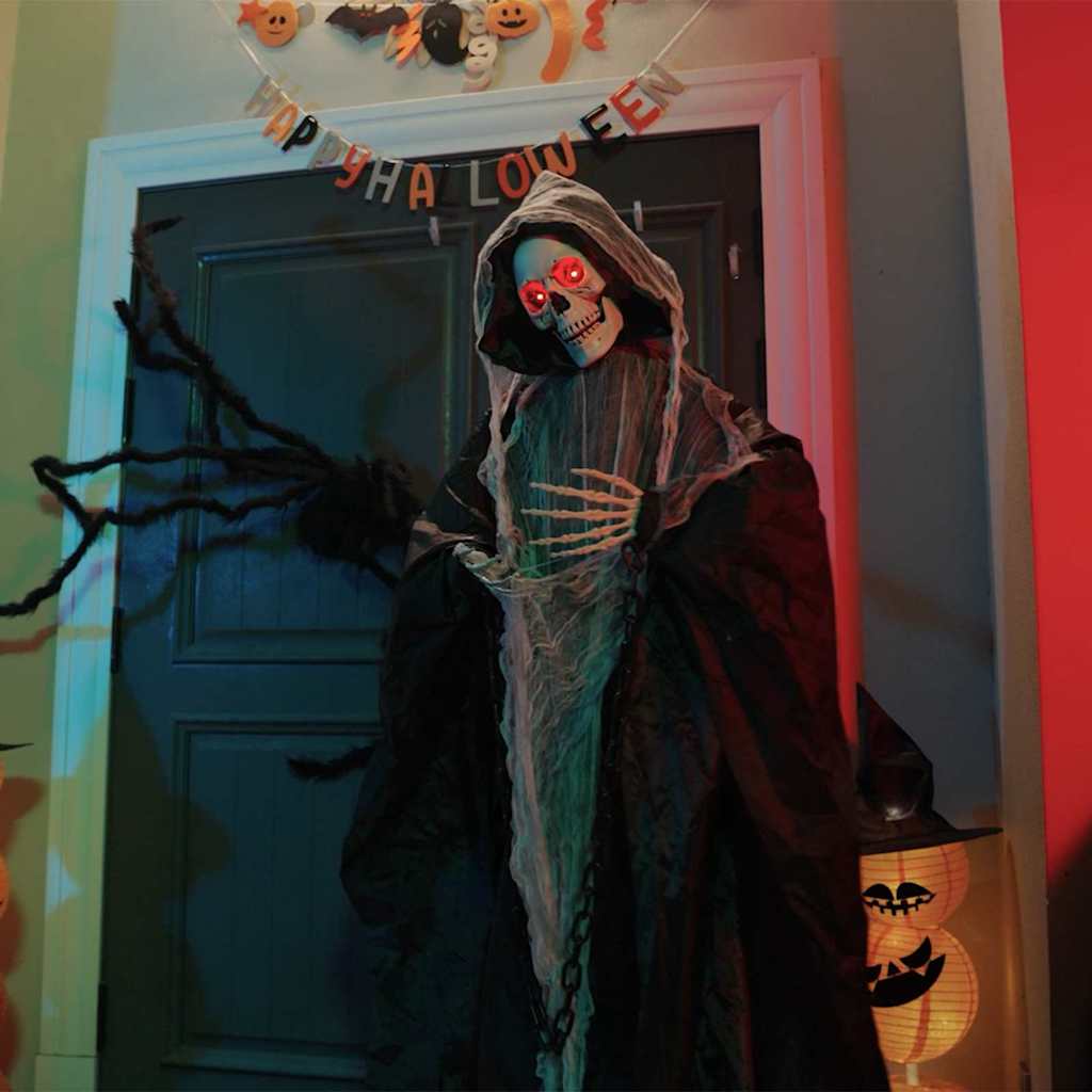 Halloween Grim Reaper Fekete 60 x 60 x 155 cm Poliészter