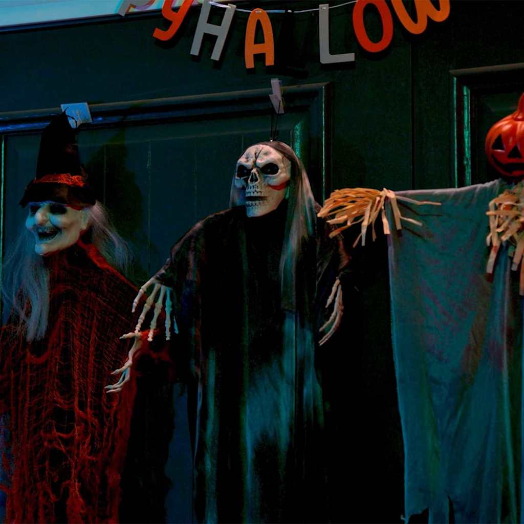 Halloween Függő Szellem 3 pcs Sokszínű 61 x 97 cm Poliészter