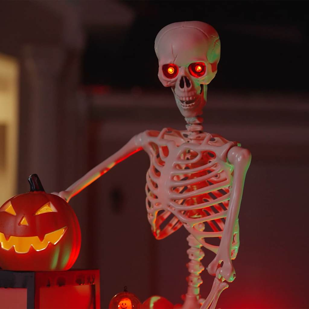 Halloween Csontváz Fehér 155 x 38.5 cm Műanyag