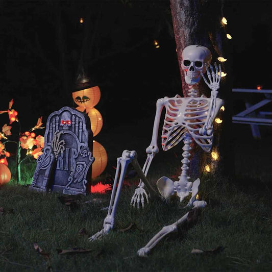 Halloween csontváz 2 pcs Fehér 85 cm PVC