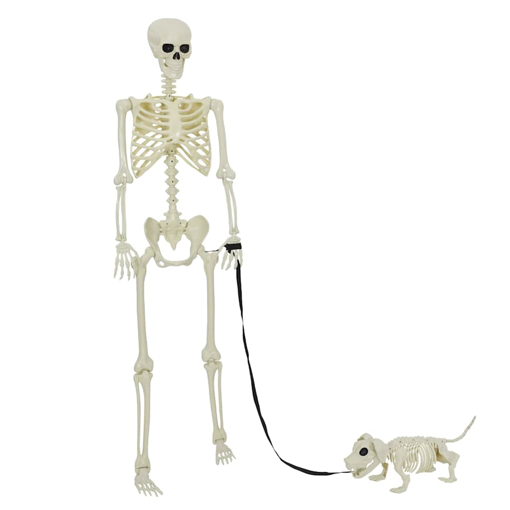 Halloween Dekoráció Skeleton 2 pcs Fehér 155 x 38.5 cm