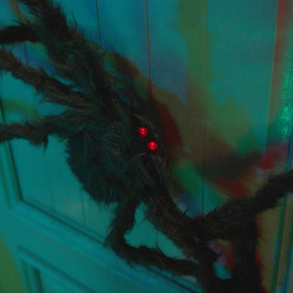 Halloween Pók Dísz 3 pcs Fekete 200 cm Poliészter és acél