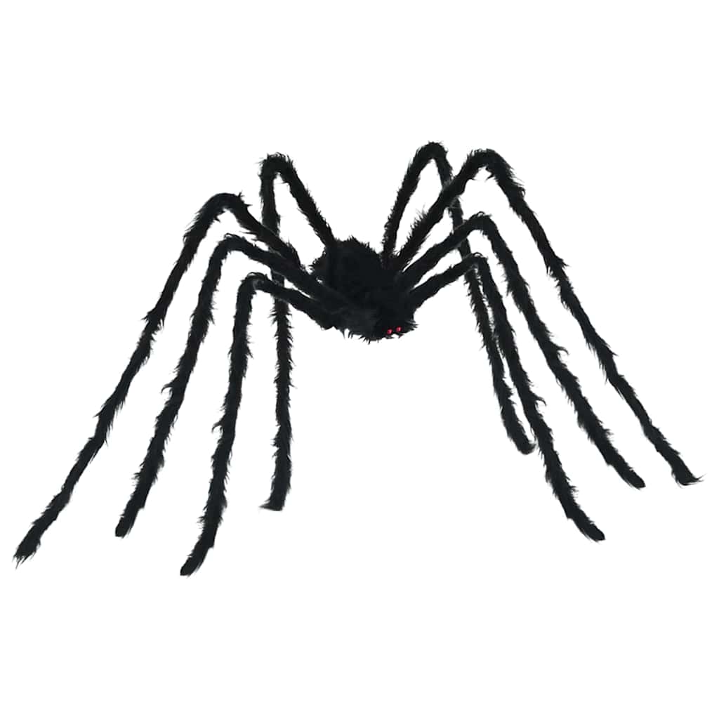 Halloween pók díszítés pókhálóval 2 pcs Fekete és fehér 200 cm