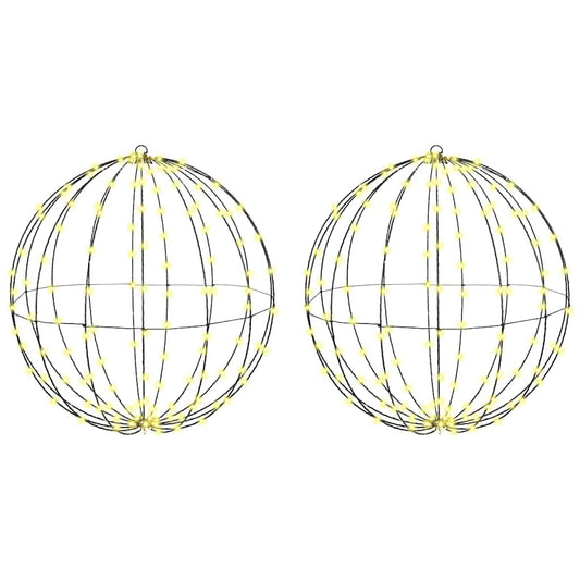 Labda 384 LED-del 2 pcs Meleg fehér 60 cm Fém