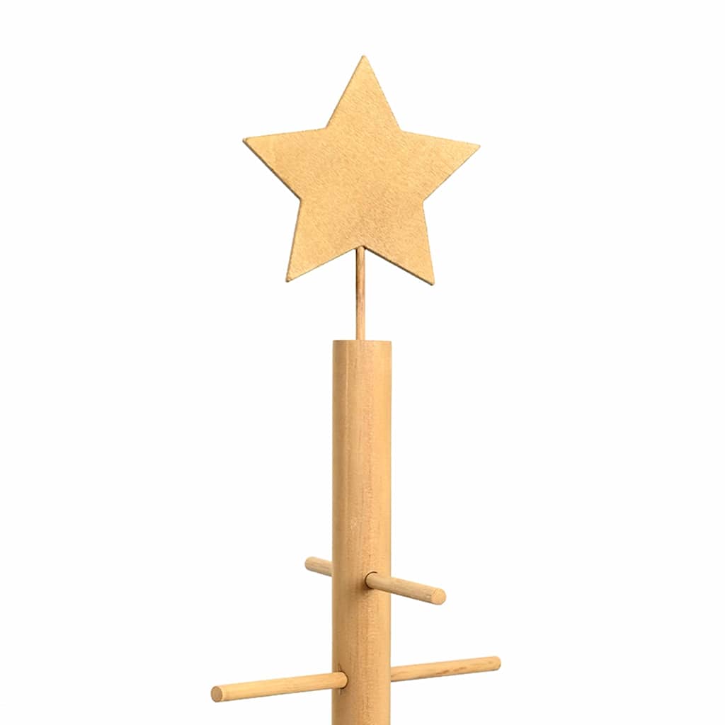 Fából készült Karácsonyfa állvánnyal Barna 150 cm bambusz