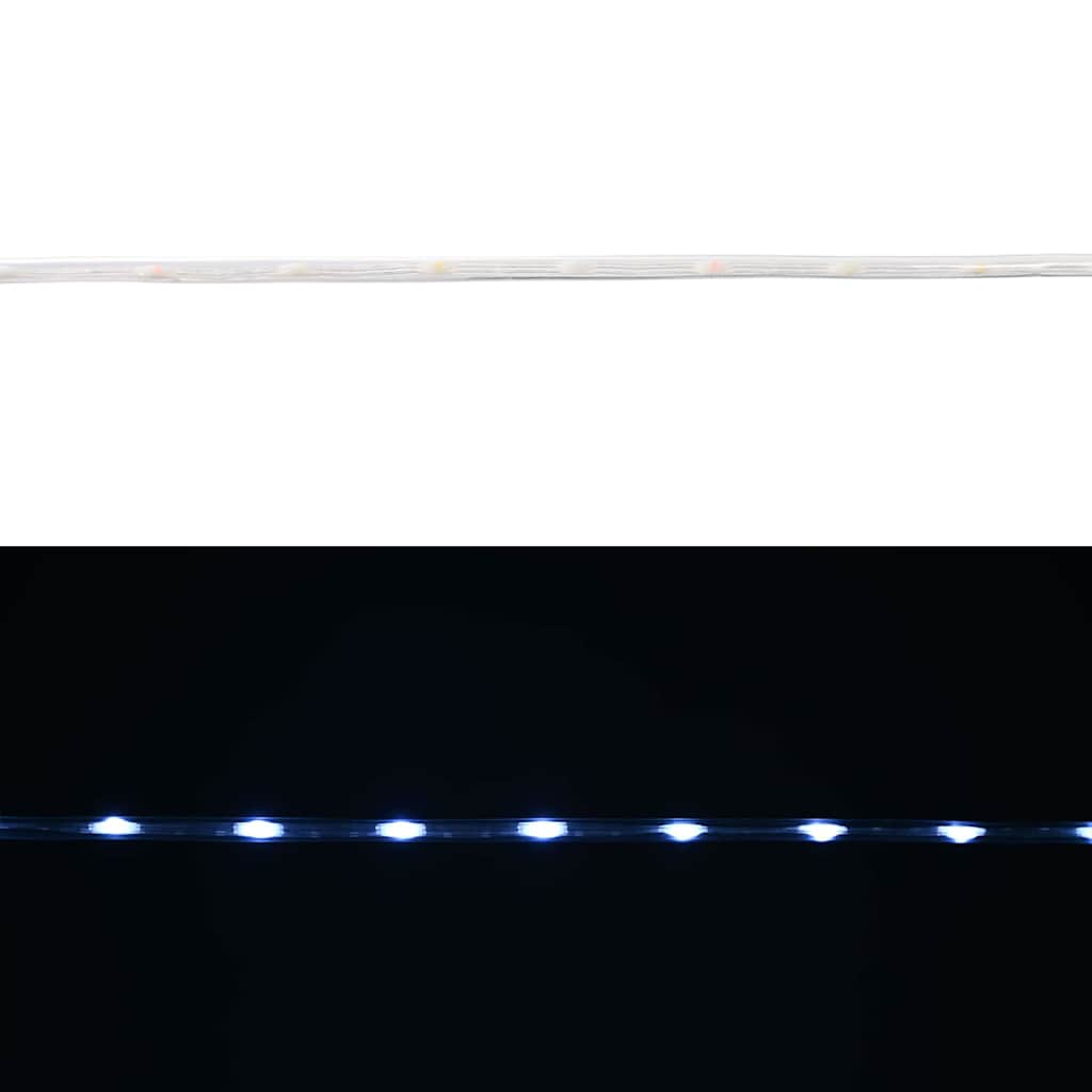Kötél világítás 480 LED-del Hideg Fehér 20 m PVC