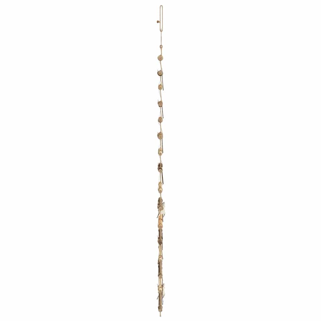 Karácsonyfa 80 LED-del Természetes 150 cm tömör kőrisfa