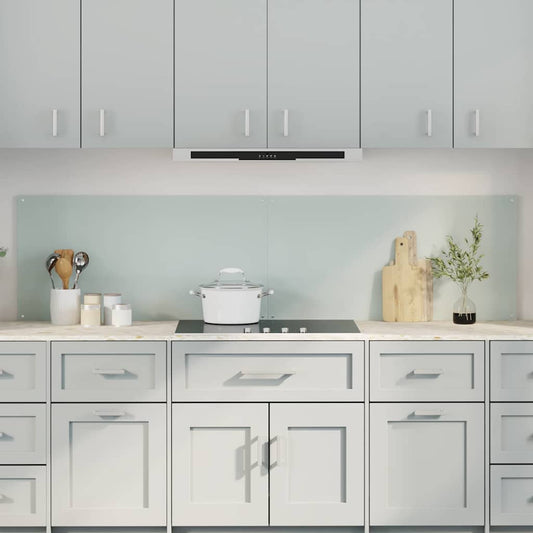 Konyhai splashback 2 pcs Fehér 100 x 50 cm edzett üveg