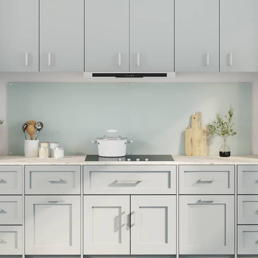 Konyhai splashback 2 pcs Fehér 100 x 60 cm edzett üveg