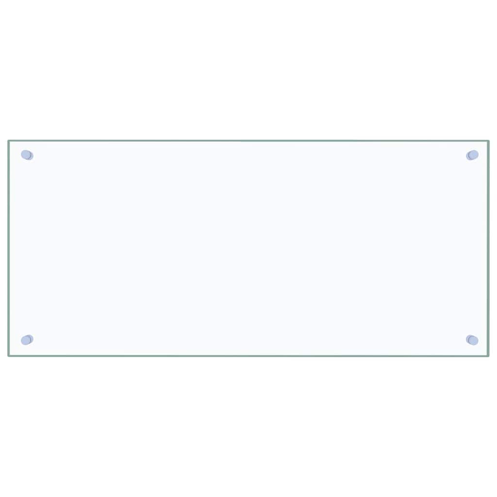 Konyhai splashback 2 pcs Átlátszó 90 x 40 cm edzett üveg