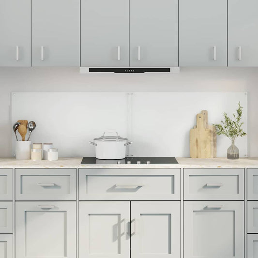Konyhai splashback 2 pcs Átlátszó 90 x 50 cm edzett üveg