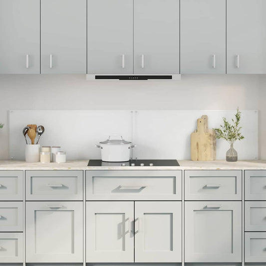 Konyhai splashback 2 pcs Átlátszó 100 x 40 cm edzett üveg