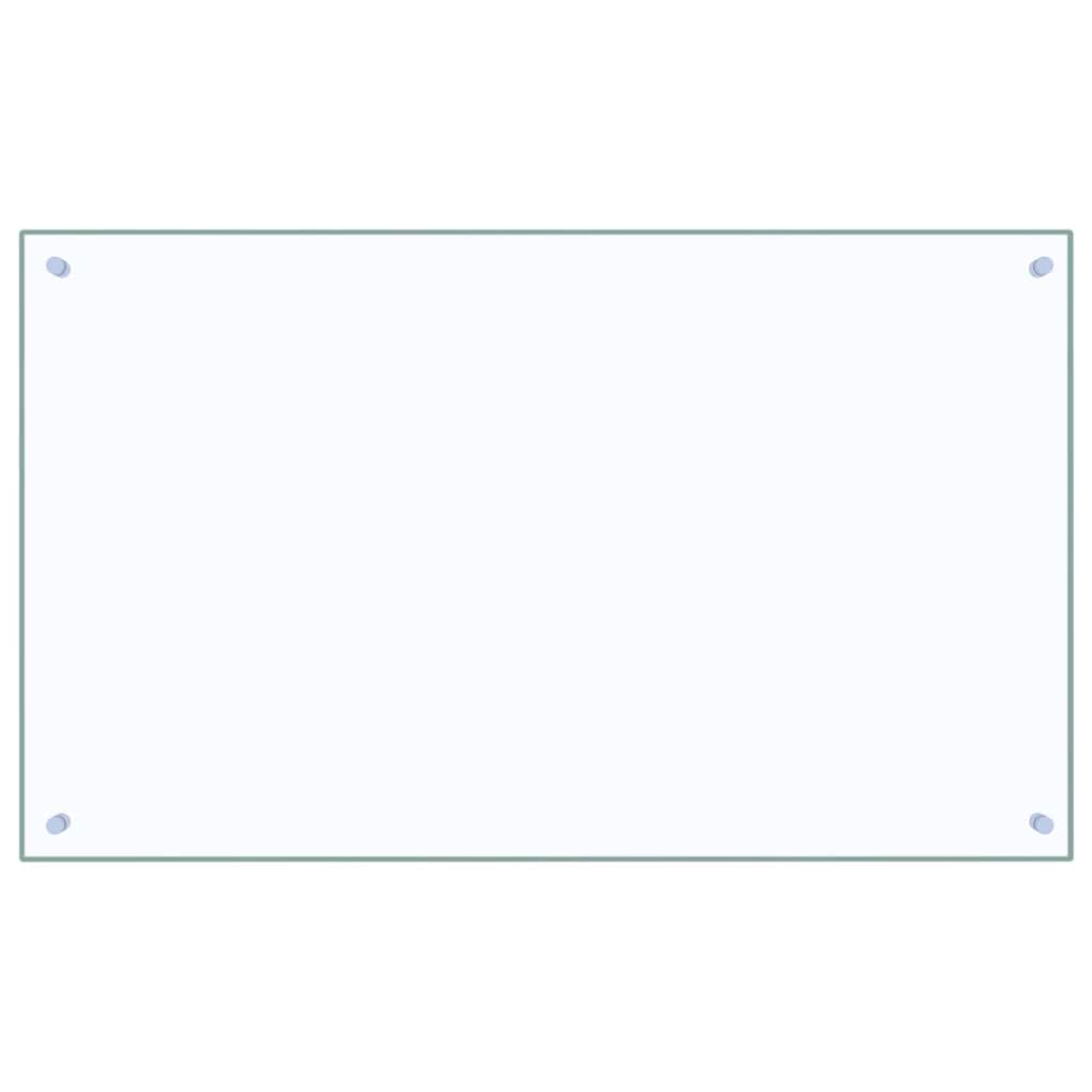 Konyhai splashback 2 pcs Átlátszó 100 x 60 cm edzett üveg