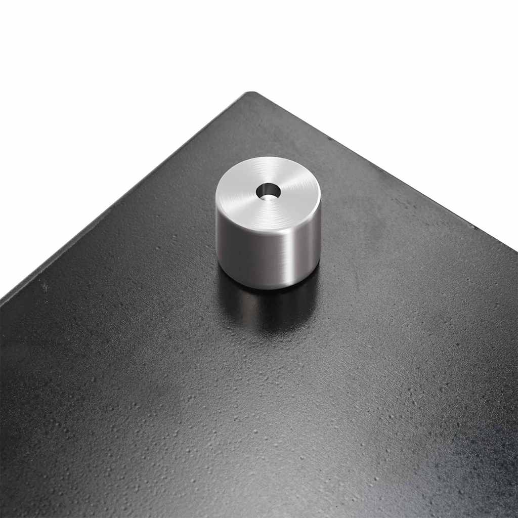 Konyhai splashback 2 pcs Fekete 90 x 60 cm edzett üveg