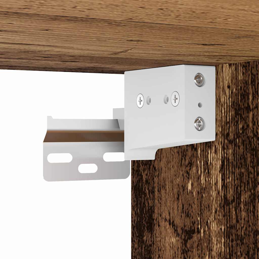 Fali TV szekrény szett 2 pcs Öreg fa 80 x 34,5 x 40 cm Faanyag